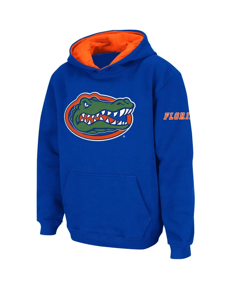 Big Boys Royal Florida Gators Logo Pullover Hoodie