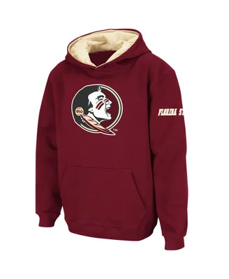 Big Boys Garnet Florida State Seminoles Logo Pullover Hoodie