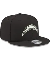 Men's Black Los Angeles Chargers B-Dub 9FIFTY Adjustable Snapback Hat