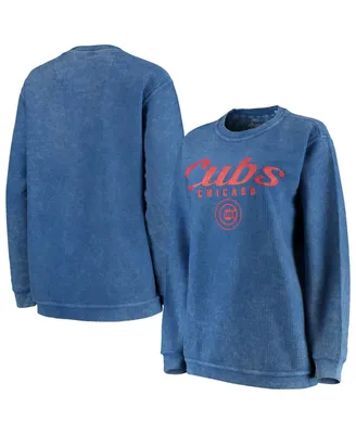 Lids Chicago Cubs Mitchell & Ness Women's Color Block 2.0 Pullover  Sweatshirt - Royal