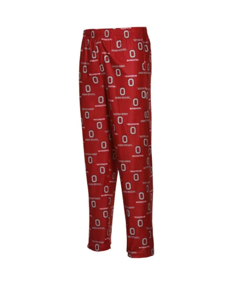 Men's Colosseum Scarlet Ohio State Buckeyes Fleece Pants