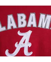 Women's Crimson Alabama Tide Arch and Logo 1 Pullover Hoodie