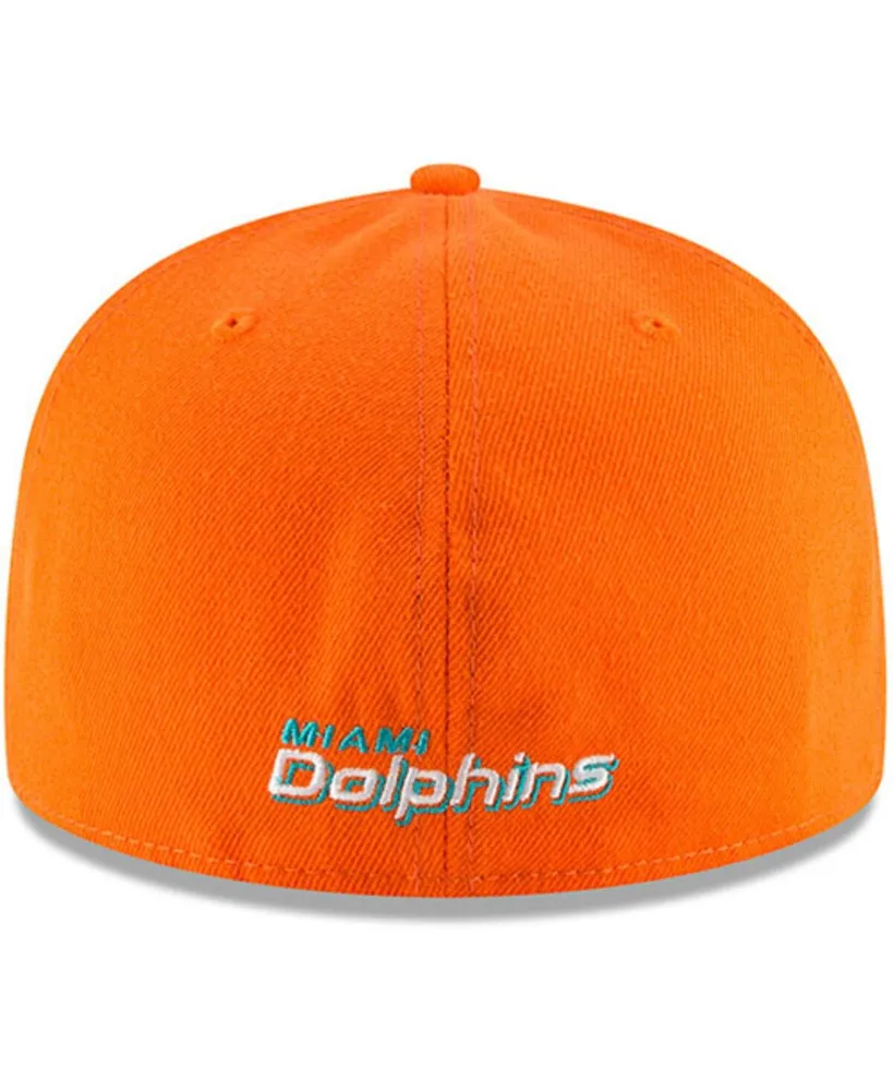 Men's Orange Miami Dolphins Omaha 59FIFTY Hat