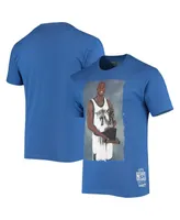 Men's Kevin Garnett Blue Minnesota Timberwolves Hardwood Classics Hall Of Fame Class Of 2020 T-shirt