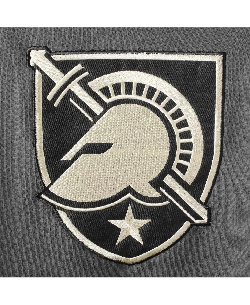 Big Boys Charcoal Army Black Knights Logo Pullover Hoodie