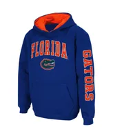 Big Boys Royal Florida Gators 2-Hit Team Pullover Hoodie