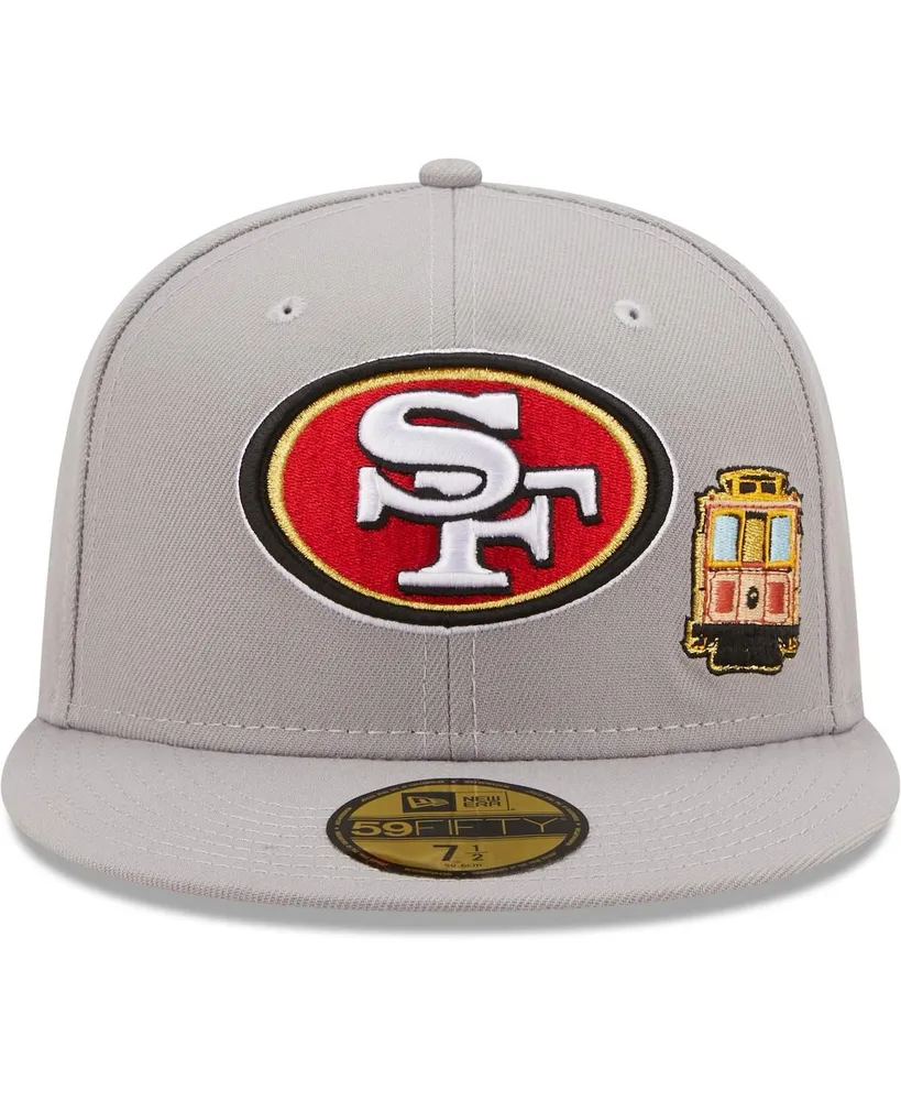 Men's Gray San Francisco 49ers City Describe 59FIFTY Fitted Hat