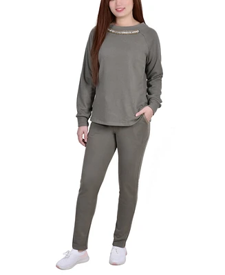 Women's 2 Piece French Terry Jogger Set