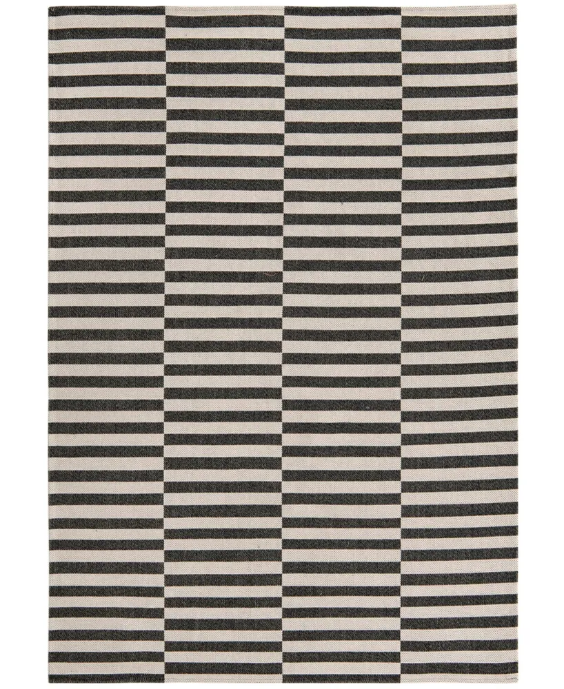 Bayshore Home Illie Striped 5'2" x 7'5" Area Rug