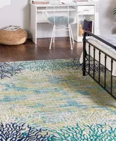 Closeout! Bayshore Home Beau Atoll 7'10" x 10' Area Rug