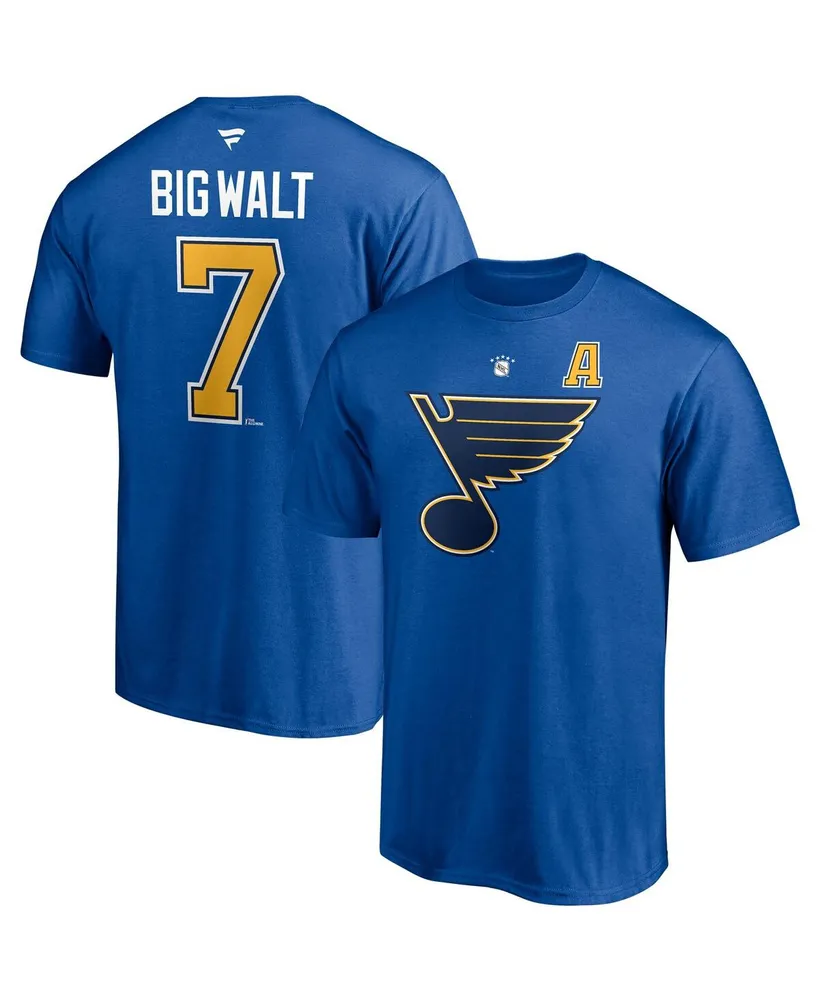 Men's Fanatics Keith Tkachuk Blue St. Louis Blues Authentic Stack Retired Player NickName and Number T-shirt