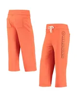 Women's Junk Food Orange Cleveland Browns Cropped Pants