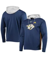 Men's adidas Navy Nashville Predators Skate Lace Aeroready Pullover Hoodie