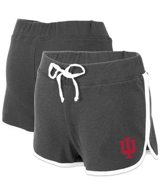 Women's Charcoal Indiana Hoosiers Relay French Terry Shorts