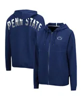 Women's Colosseum Navy Penn State Nittany Lions 2-Hit Full-Zip Hoodie