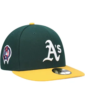 Men's New Era Green Oakland Athletics 9/11 Memorial Side Patch 59Fifty Fitted Hat