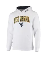 Men's Colosseum West Virginia Mountaineers Arch and Logo 3.0 Pullover Hoodie