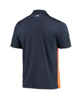 Men's Msx by Michael Strahan Orange, Navy Chicago Bears Challenge Color Block Performance Polo Shirt