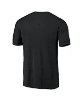 Men's Fanatics Heathered Black San Francisco Giants Hometown Collection Tri-Blend T-shirt