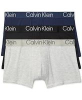 Calvin Klein Men's 3-Pack Ultra Soft Modern Modal Trunk Underwear