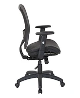 Mesh Screen Seat and Back Manager's Chair with Height Adjustable Arms