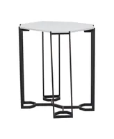 Iron Contemporary Accent Table