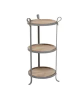 Iron Industrial Accent Table