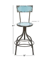 Iron and Metal Retro Bar Chair