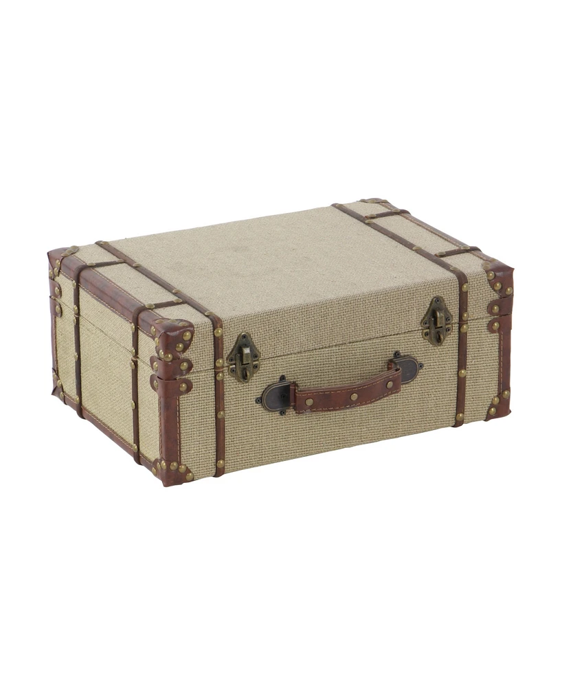 Wood Retro Trunk, Set of 2