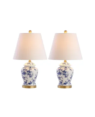 Penelope Chinoiserie Table Lamp, Set of 2