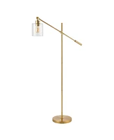 Kathryn Classic Glass Adjustable Head Modern Led Floor Lamp