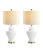 Qin Classic Cottage Led Table Lamp, Set of 2