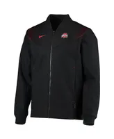 Men's Black Ohio State Buckeyes Full-Zip Bomber Jacket