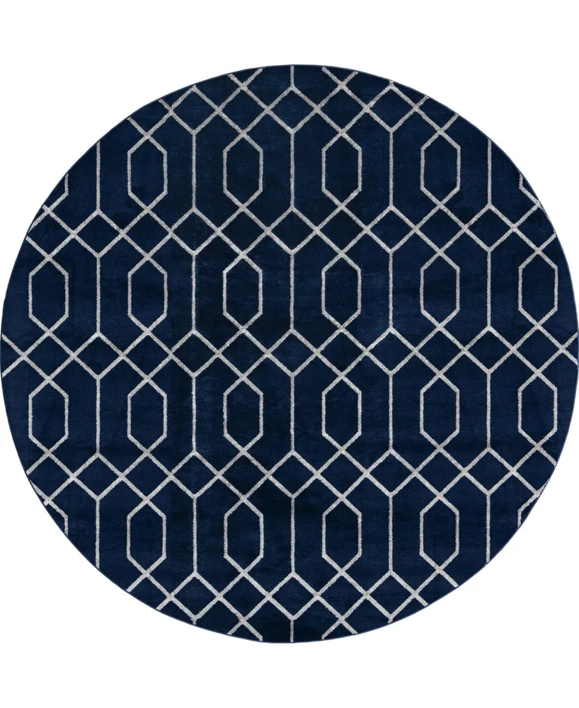 Marilyn Monroe Glam Trellis 7'10" x Round Area Rug