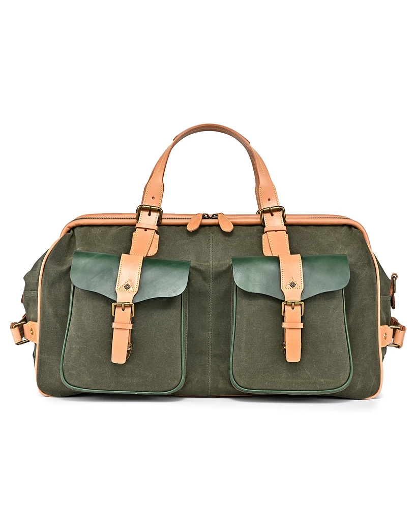 Old Trend Women's Waxed Cotton Canvas Speedwell Travel Bag