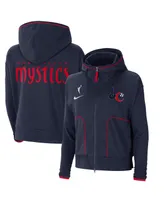 Women's Nike Navy Washington Mystics Full-Zip Knit Jacket