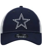 Men's New Era Navy Dallas Cowboys Basic Trucker 9FORTY Snapback Hat