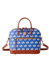 Women's Dooney & Bourke Los Angeles Rams Signature Domed Zip Satchel Purse