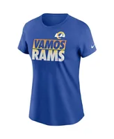 Women's Nike Royal Los Angeles Rams Hometown Collection T-Shirt