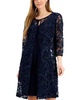 Connected Soutache Jacket Dress