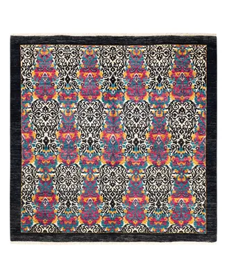 Adorn Hand Woven Rugs Suzani M16615 6'1" x 6'2" Area Rug