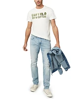 Men's Buffalo David Bitton Slim Ash Crinkled Stretch Denim Jeans