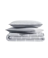 Brooklyn Loom Niari Yarn Dye Stripe 2 Piece Quilt Set, Twin