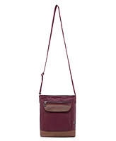 Tsd Brand Urban Light Coated Canvas Crossbody Bag