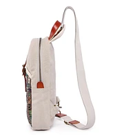 Tsd Brand Four Season Canvas Sling Bag