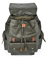 Tsd Brand Urban Light Traveller Canvas Backpack