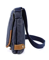 Tsd Brand Atona Classic Flap Canvas Crossbody Bag