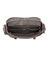 Tsd Brand Silver Road Canvas Messenger Bag
