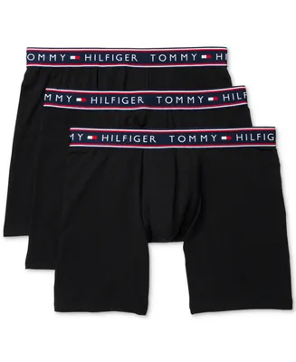 Tommy Hilfiger Men's 3-Pk. Cotton Stretch Moisture-Wicking Boxer Briefs