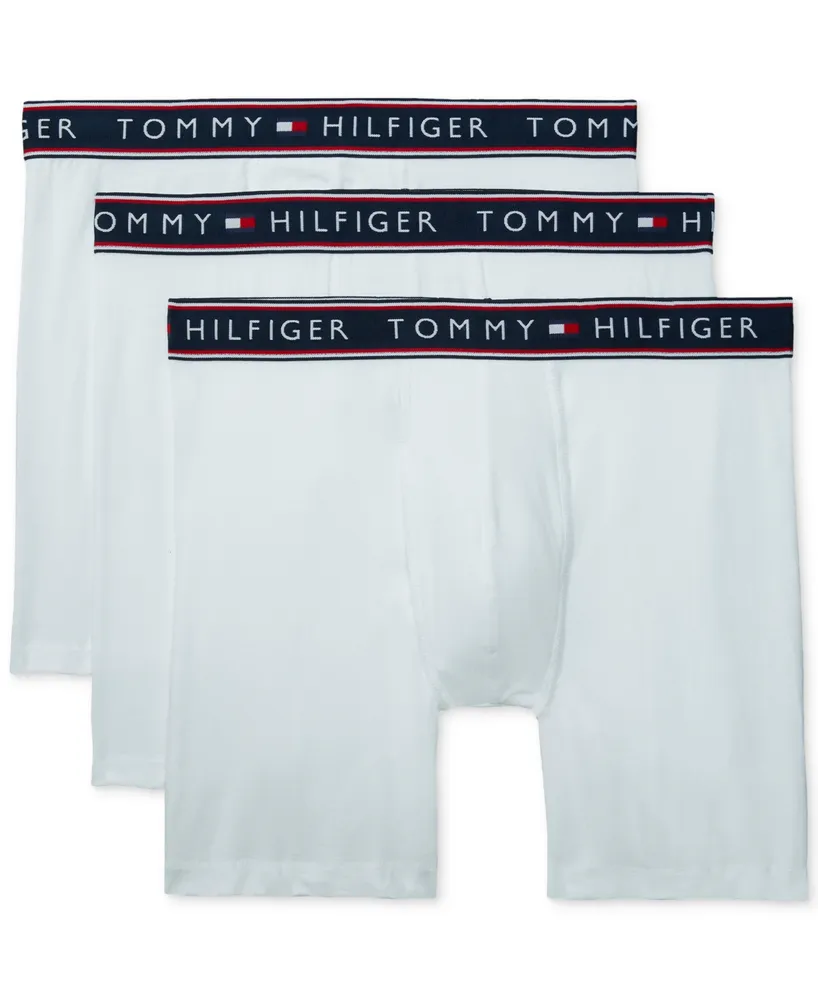 Tommy Hilfiger Men's 3-Pack Cotton Stretch Moisture-Wicking Boxer Briefs